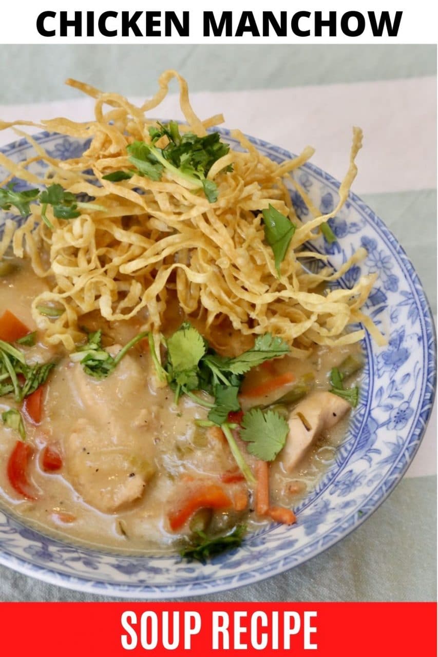 Save our Chicken Manchow Soup recipe to Pinterest!