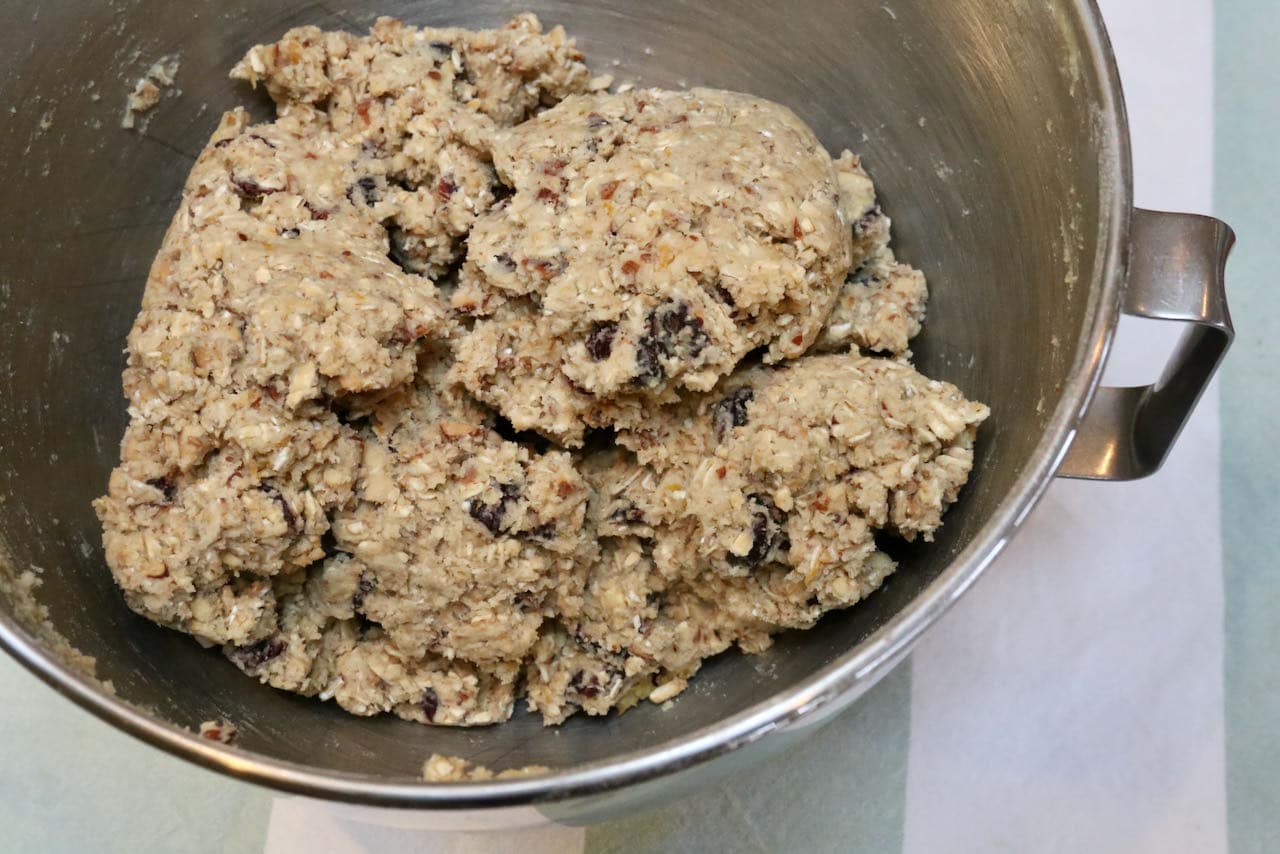 Healthy Oatmeal Cranberry Cookie Dough