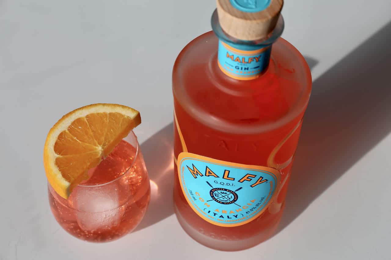 Malfy Gin Con Arancia is a blood orange gin made in Italy.