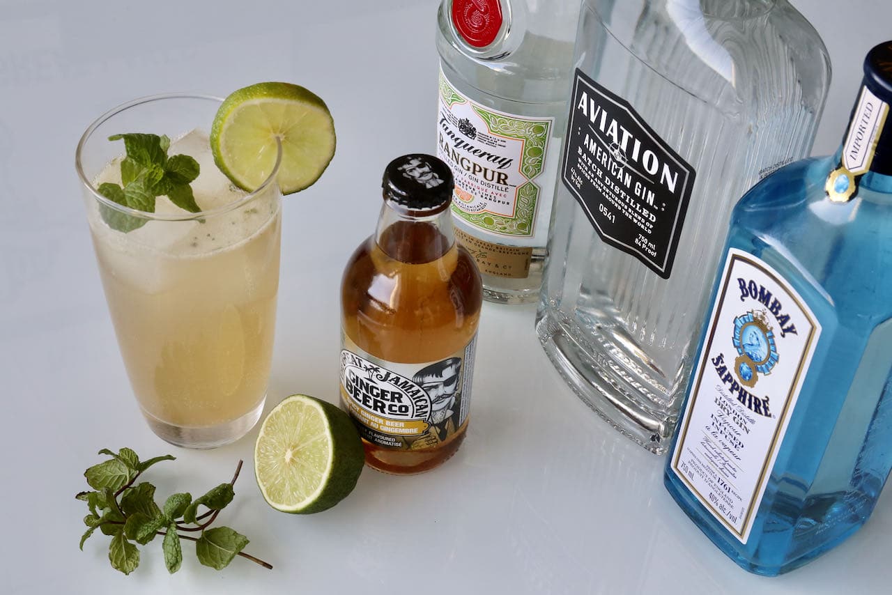 If you're hosting a large party it's easy to prepare this Moscow Mule with Gin recipe in a large punch bowl.