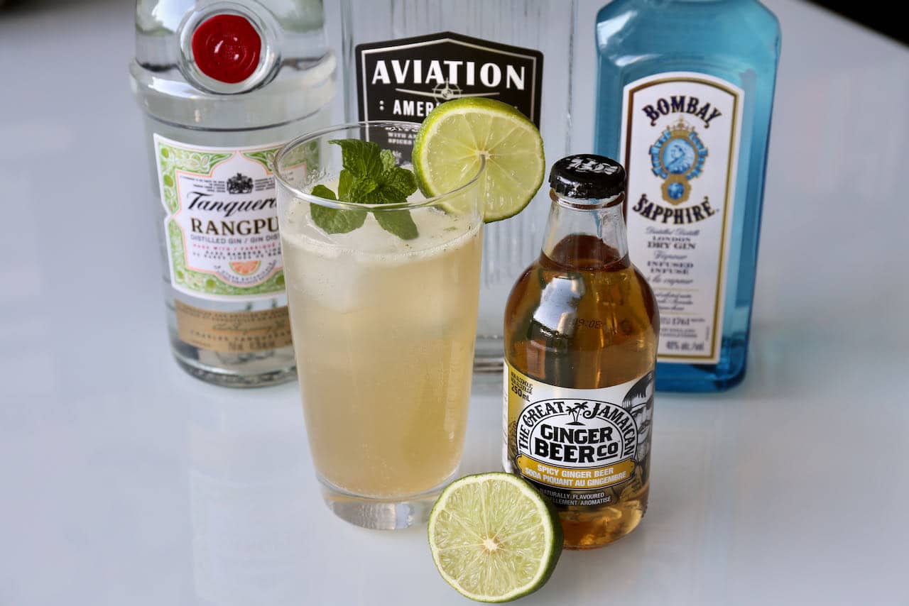 Moscow Mule with Gin.