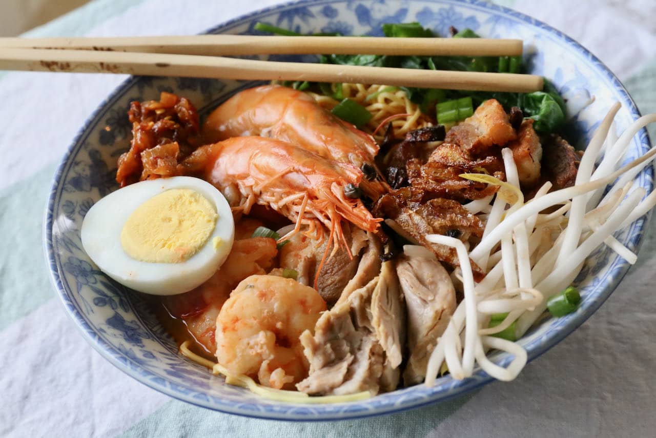 We love serving this Hokkien Mee recipe for a crowd at a Malaysian-themed dinner party.