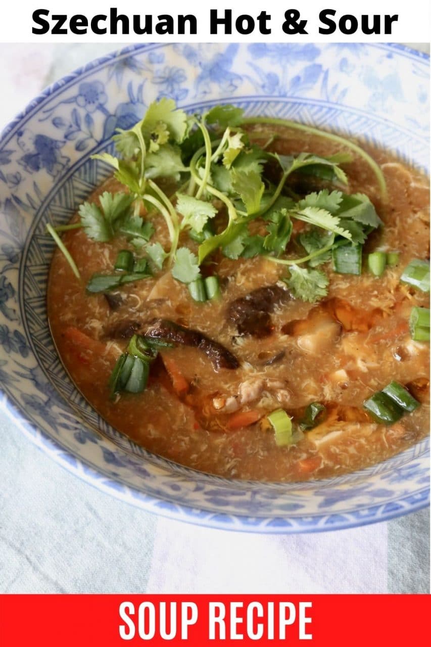 Save our Szechuan Hot and Sour Soup recipe to Pinterest!