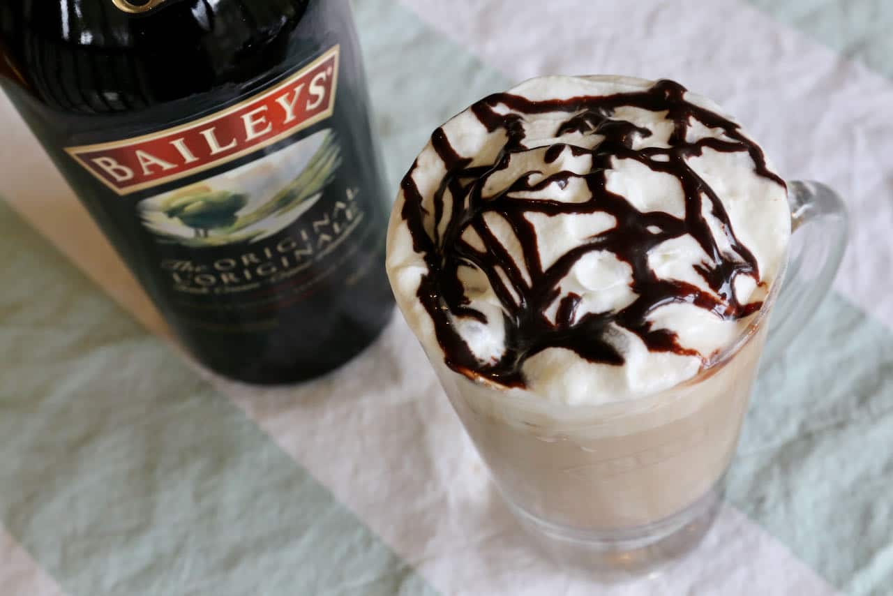 We love serving Baileys Iced Coffee on a hot summer day and during the holidays at Christmas. 