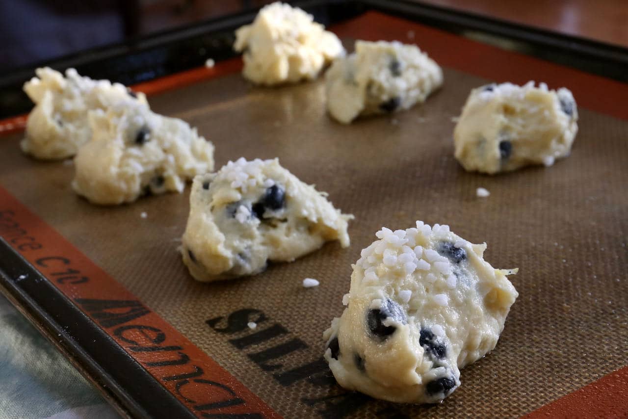 This recipe for muffin tops can be prepared on a cookie sheet or baking tray.