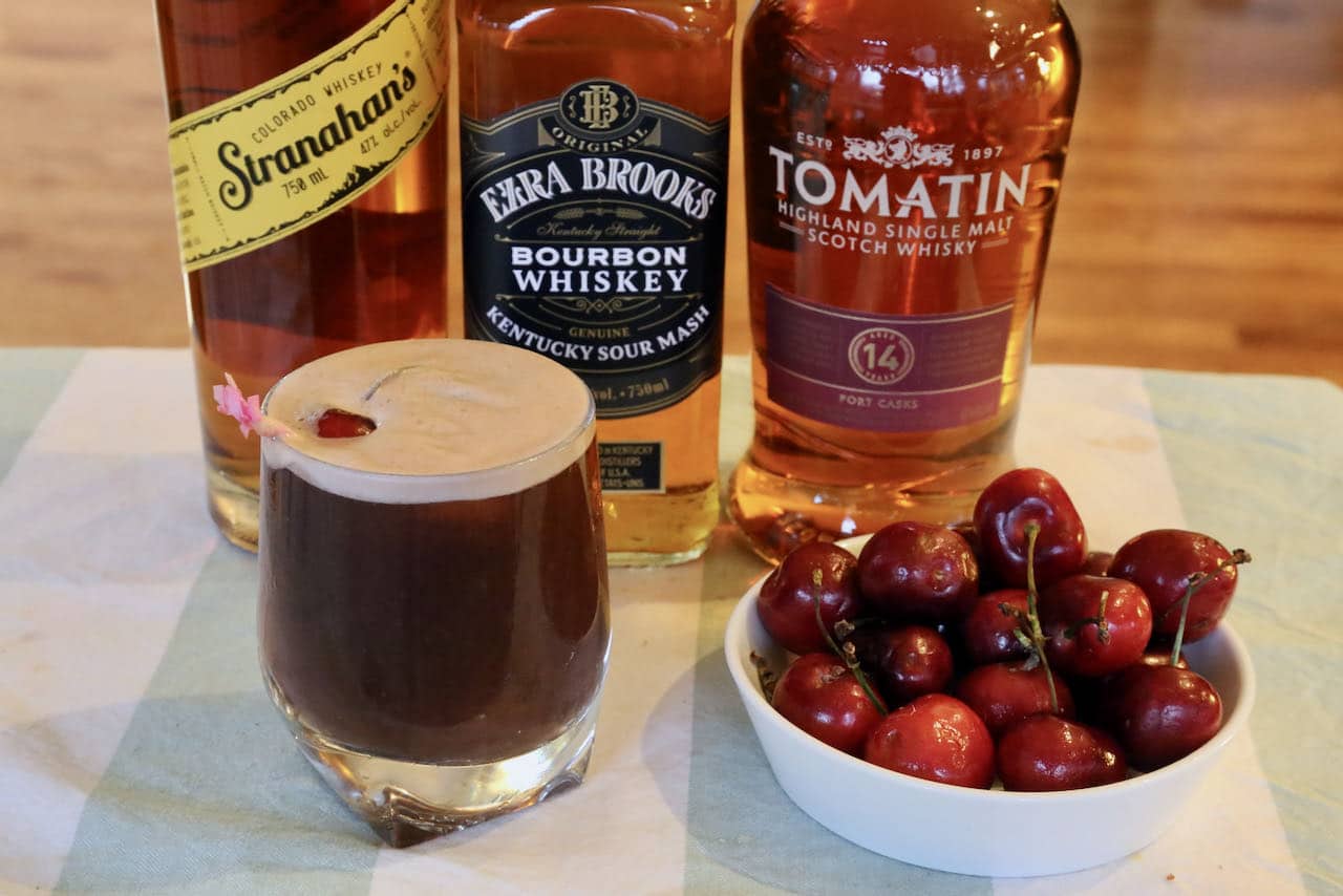 Now you're an expert on how to make the best Cherry Whiskey Sour cocktail!