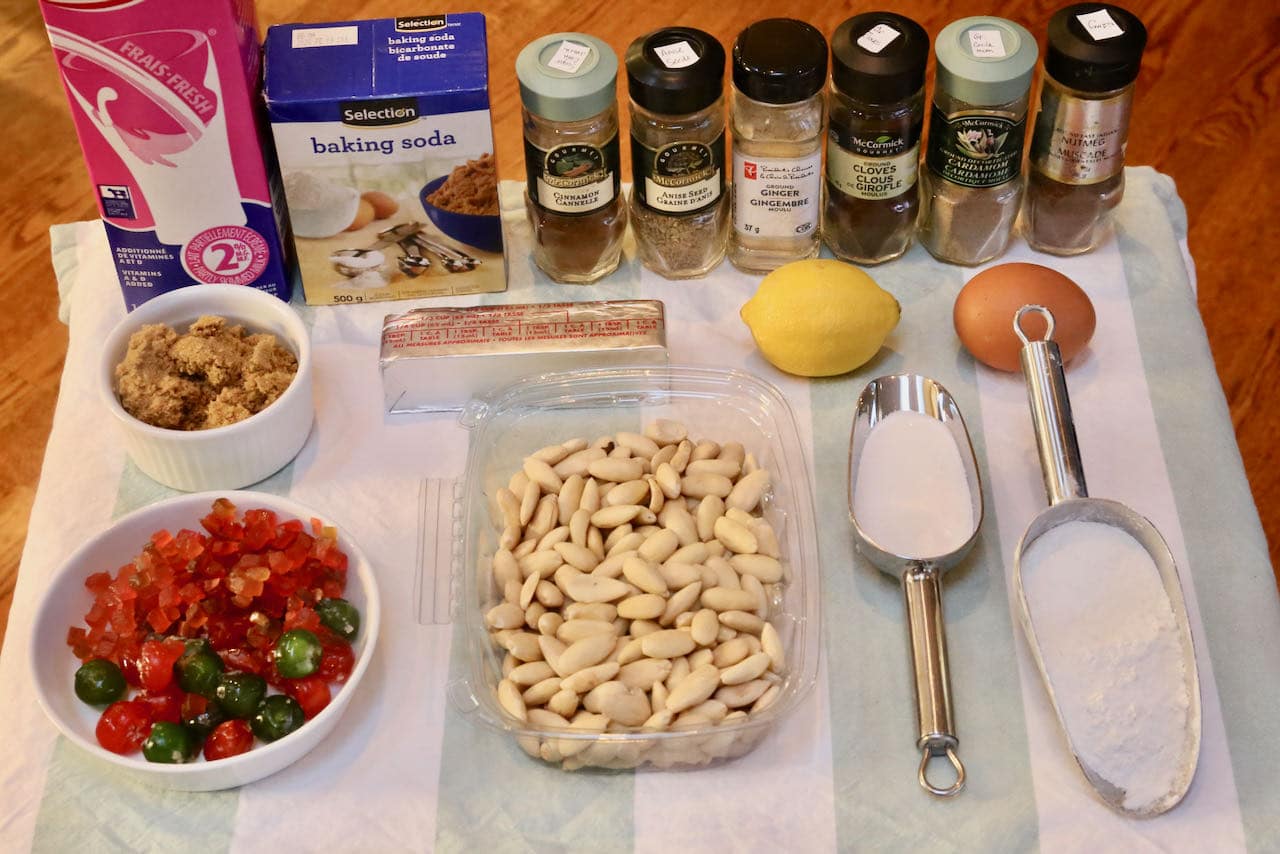 Ingredients you'll need to make our Gevulde Speculaas recipe.