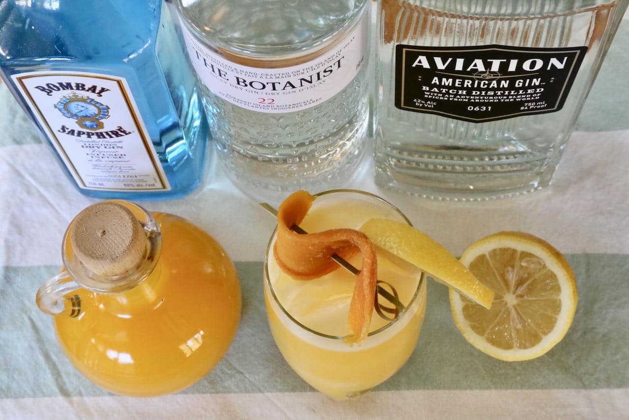 Serve our Gin and Mango Juice Cocktail in a Collins glass.