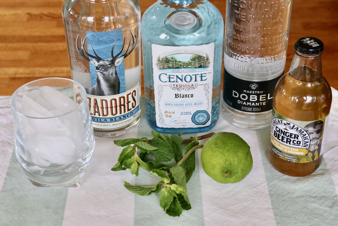 Mexican Mule ingredients. 
