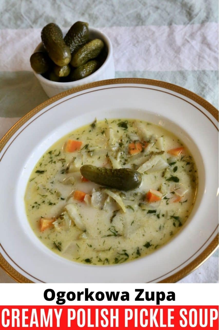 Save our Ogorkowa Zupa recipe to Pinterest!