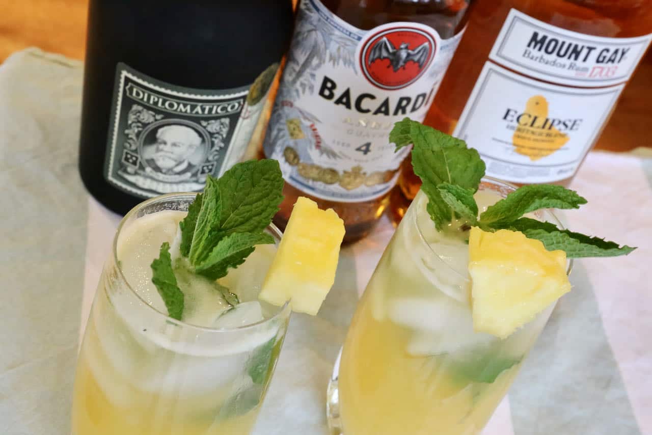 This fresh Pineapple Mojito recipe is perfect for rum lovers.
