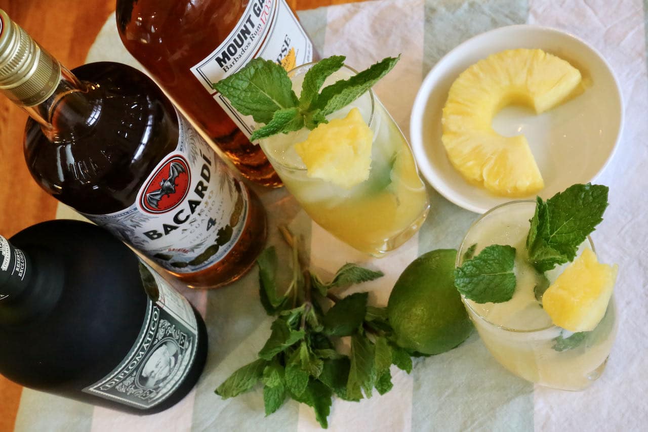 Our Pineapple Mojito is a rift on the classic Cuban highball cocktail.