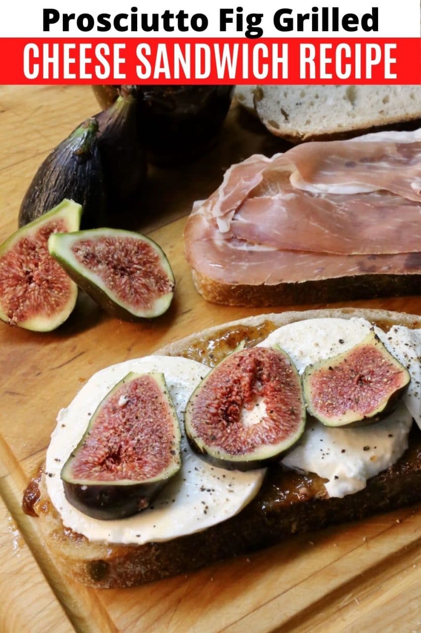 Save our Fresh Fig Prosciutto Grilled Cheese Sandwich recipe to Pinterest!