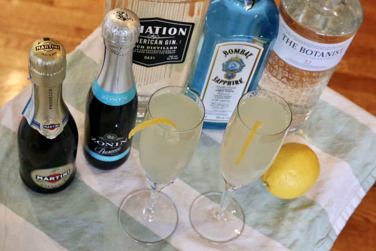 This Gin Prosecco recipe is a favourite summer sparkling wine drink and celebratory New Years Eve sipper.