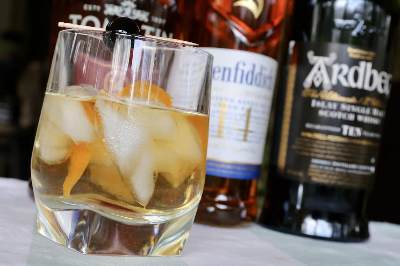 The Scotch Old Fashioned is one of our favourite Scottish cocktails to enjoy on Rabbie Burns Day. 