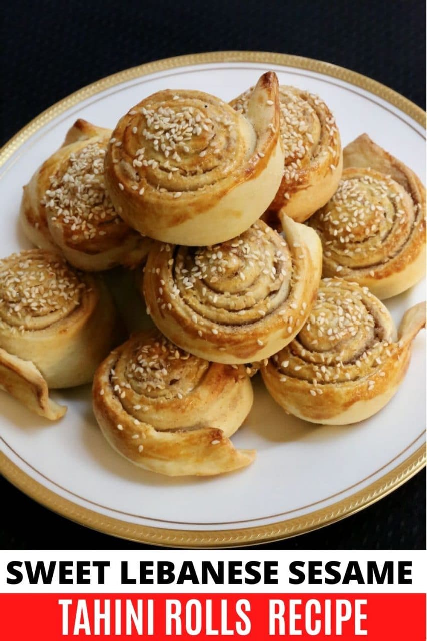 Save our Sesame Tahini Rolls recipe to Pinterest!