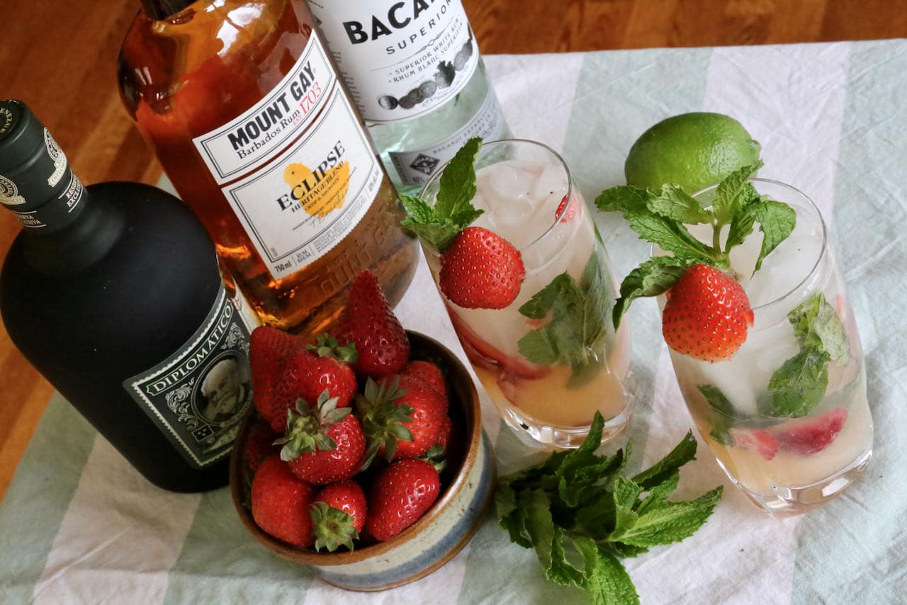 Our homemade Strawberry Mojito recipe is a refreshing drink to enjoy on a hot summer day.
