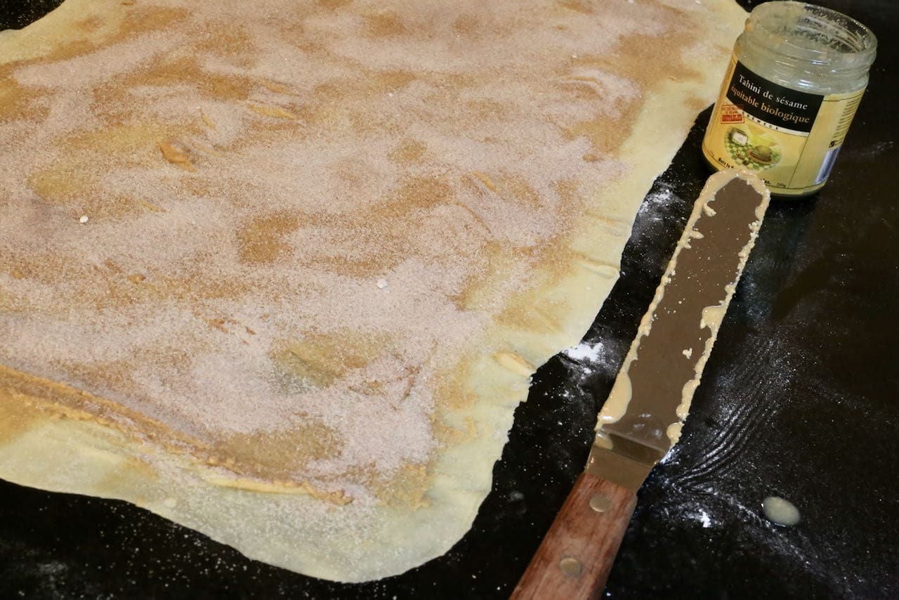 Sprinkle with cinnamon sugar.
