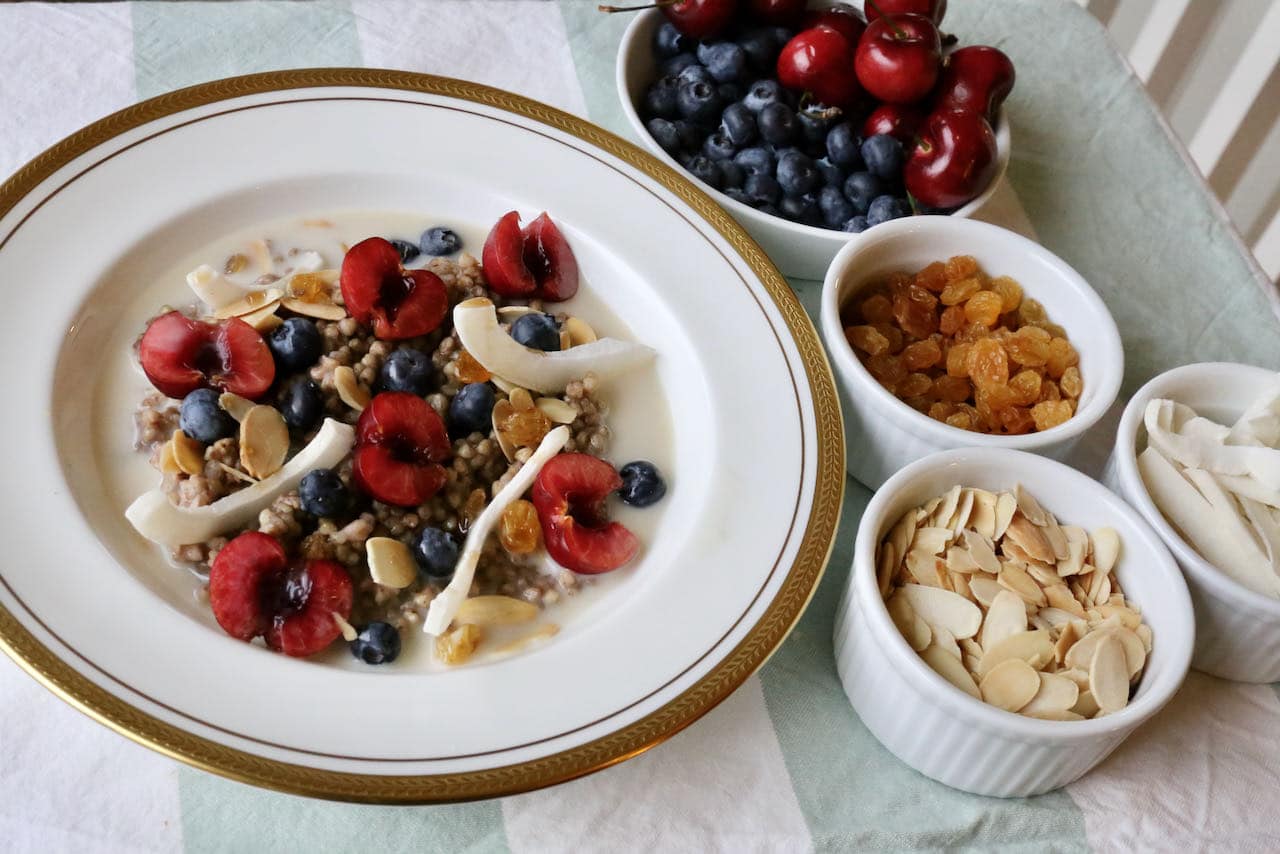 Healthy Buckwheat Porridge is a quick & easy breakfast or brunch idea.