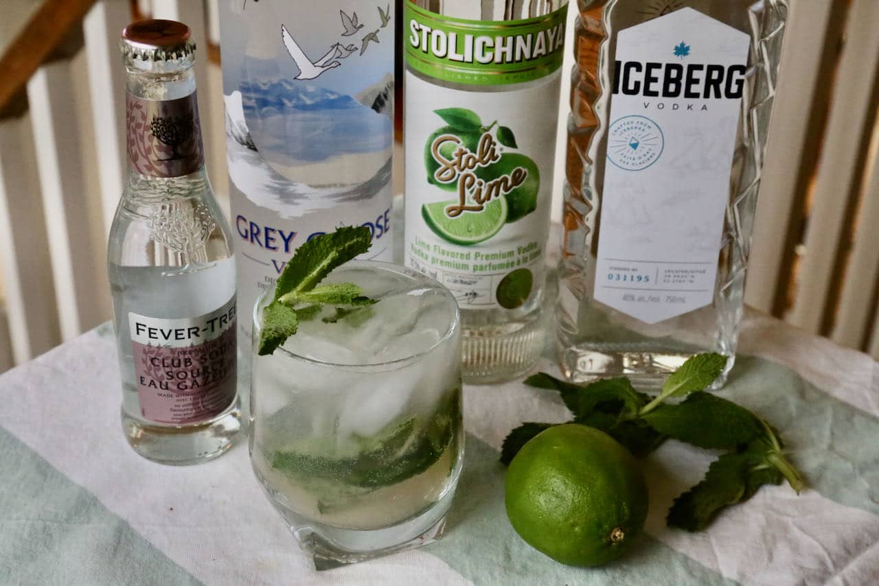 Our Vodka Mojito is a rift on the classic Cuban highball cocktail.
