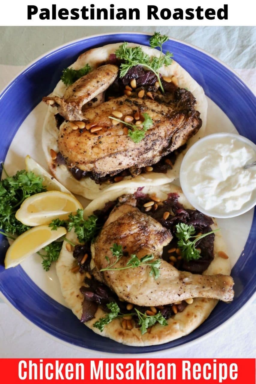 Save our Palestinian Chicken Musakhan Recipe to Pinterest!