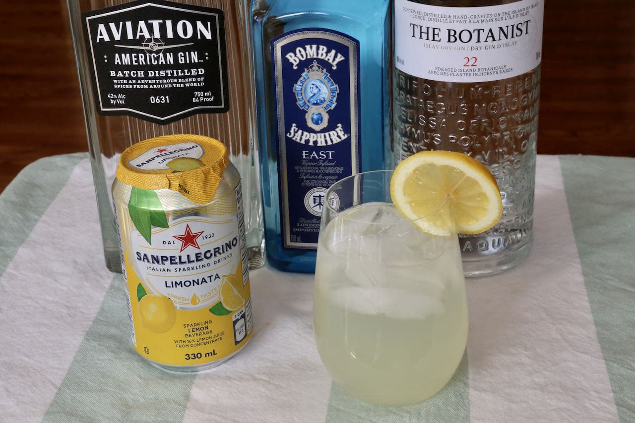 Prepare Gin and Lemonade with San Pellegrino Limonata and premium gin.