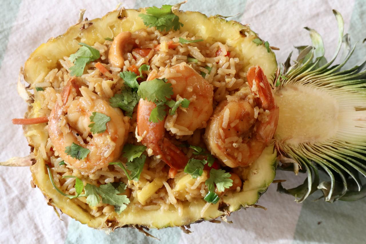 Now you're an expert on how to make the best homemade restaurant-style Khao Pad Sapparod recipe!