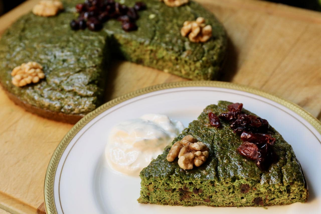 Kookoo Sabzi is our favourite vegetarian Persian egg dish.