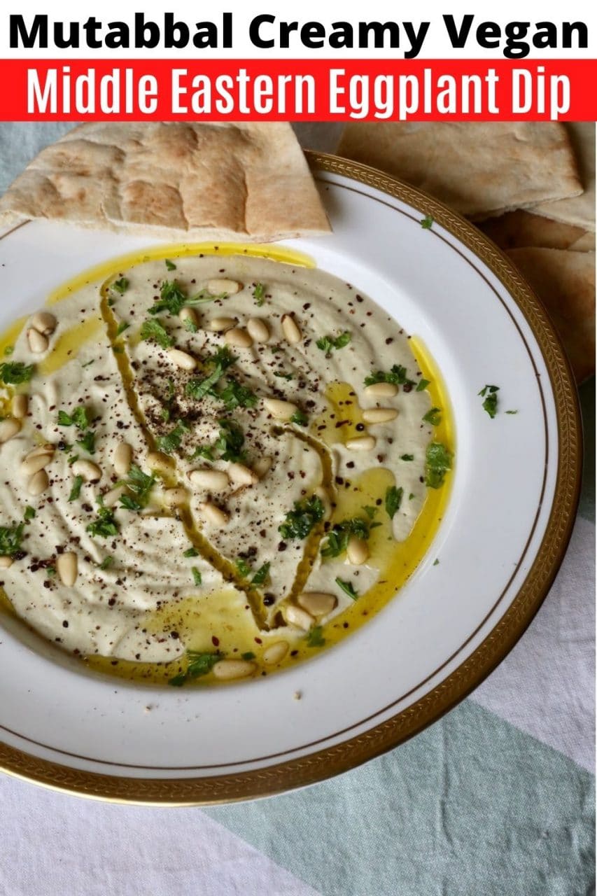 Save our traditional Mutabbal recipe to Pinterest!