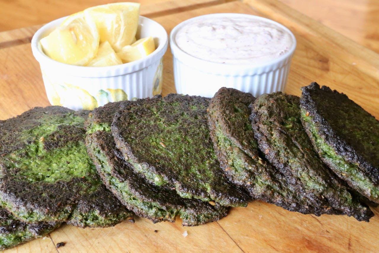Vegetarian Middle Eastern Spiced Pea Fritters Recipe