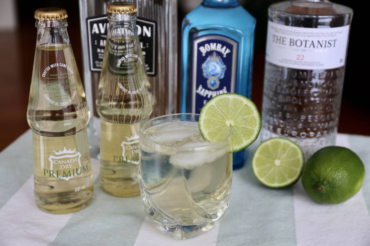 Prepare this easy gin drink with store bought ginger ale or make your own at home.