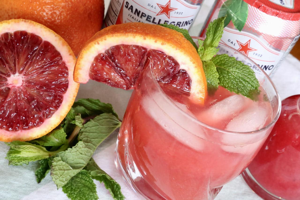 This blood orange drink recipe is perfect for vodka lovers.