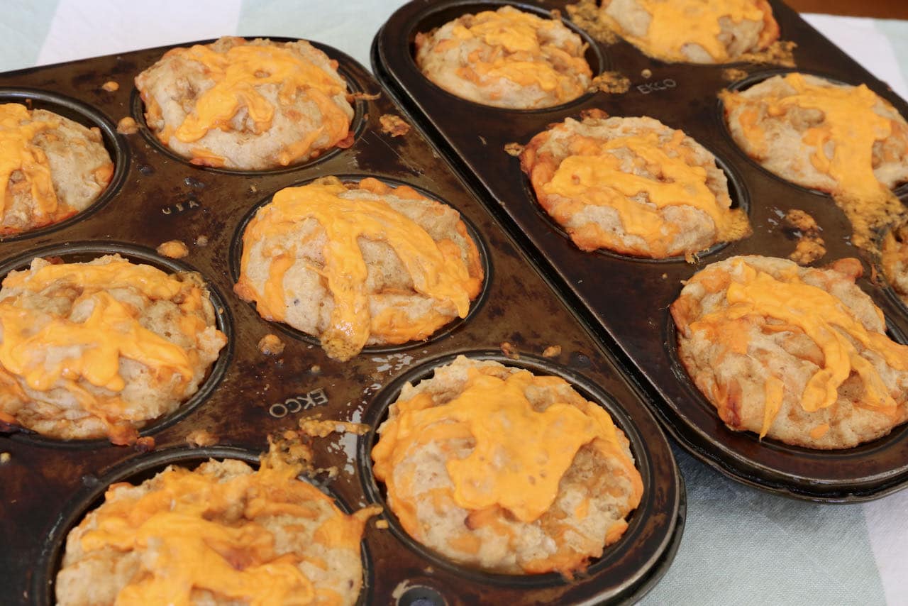 Welsh Rarebit Muffins are the perfect savoury breakfast or on the go snack.