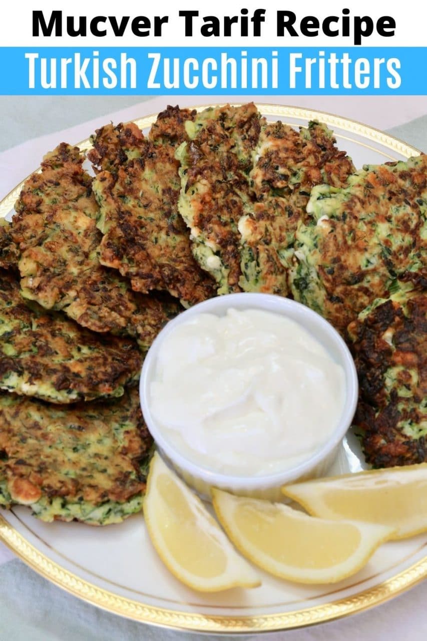 Save our Mucver Tarif Vegetarian Turkish Zucchini Fritters recipe to Pinterest!