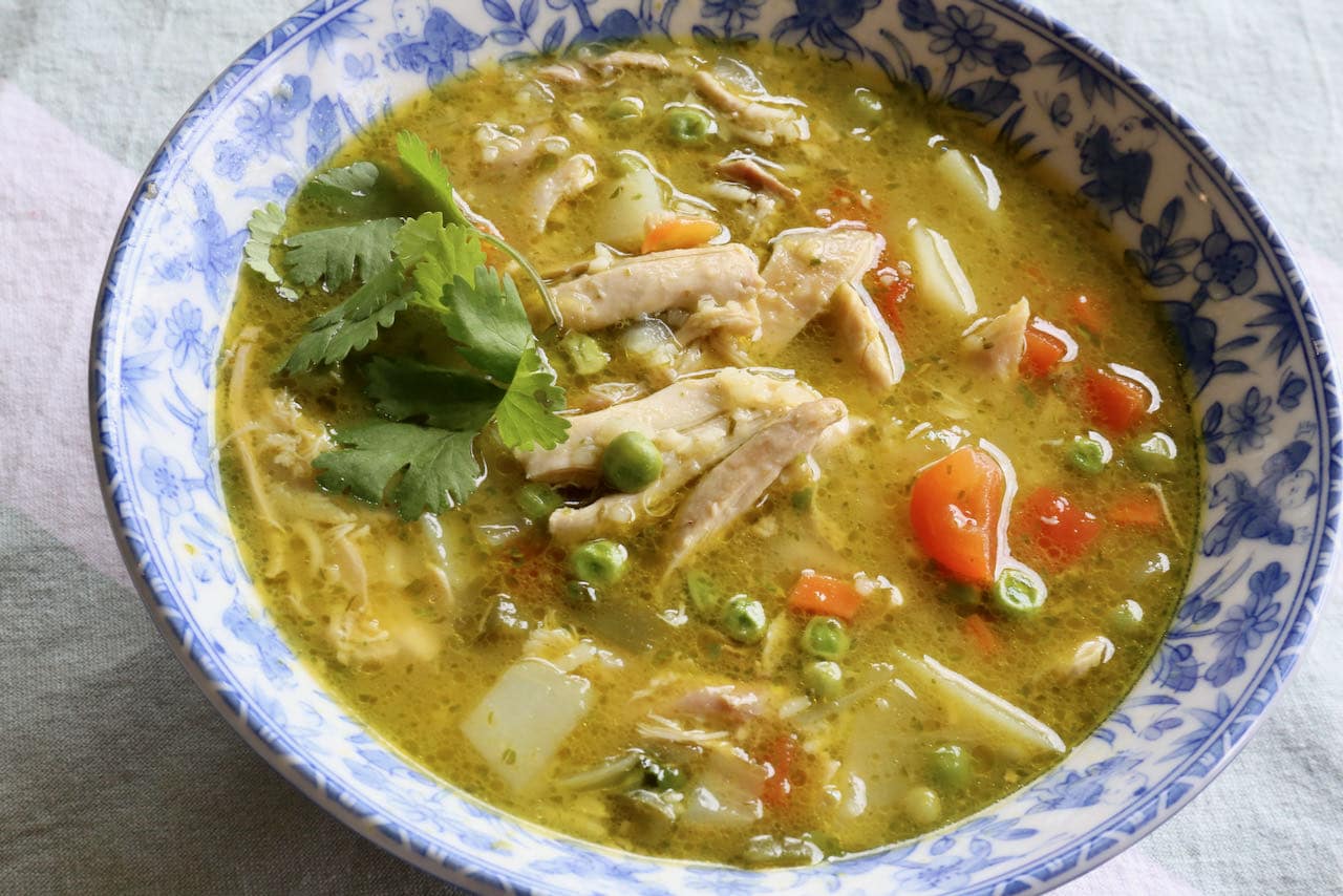 We love serving this classic Peruvian Soup for lunch or with a salad at dinner.