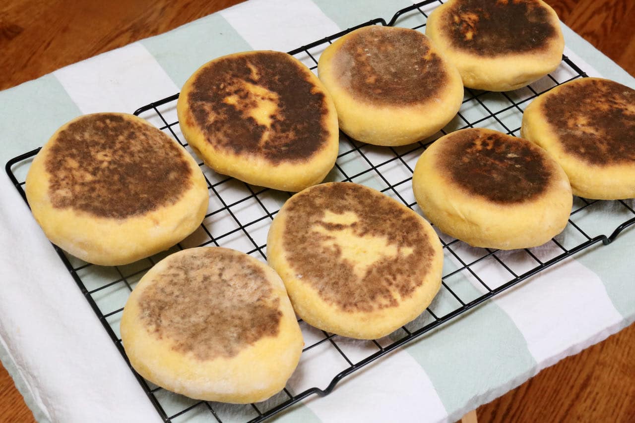 Let Portuguese Bread Rolls cool on a rack before serving.