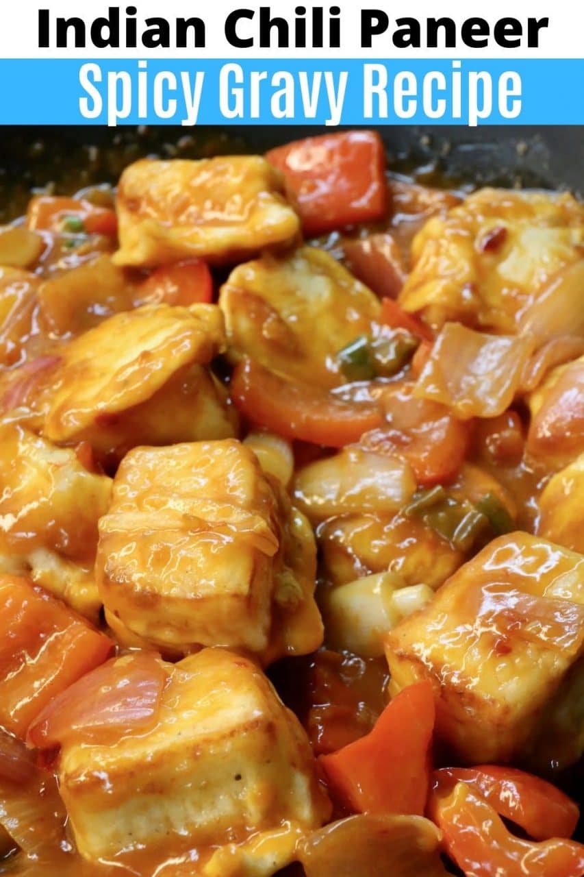 Save our Chilli Paneer Gravy Masala recipe to Pinterest!