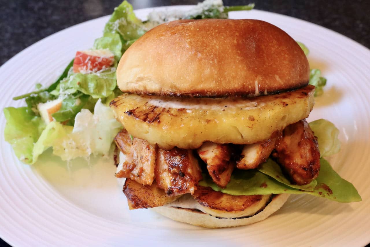 Serve healthy Jerk Burgers with a fresh salad.