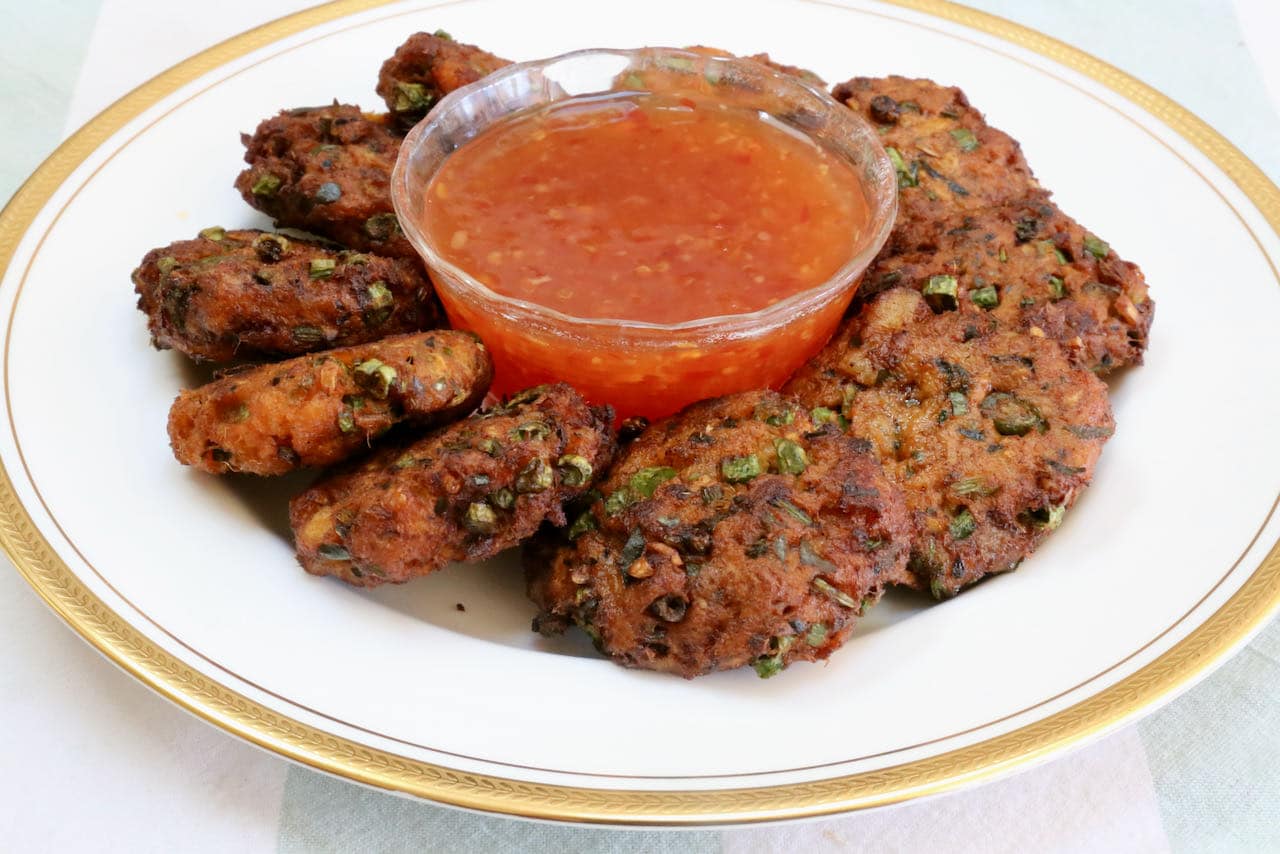 We love serving this Thai Fish Cake recipe as an appetizer or snack.