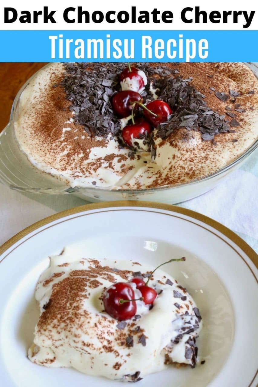 Save our Black Forest Tiramisu Recipe to Pinterest!