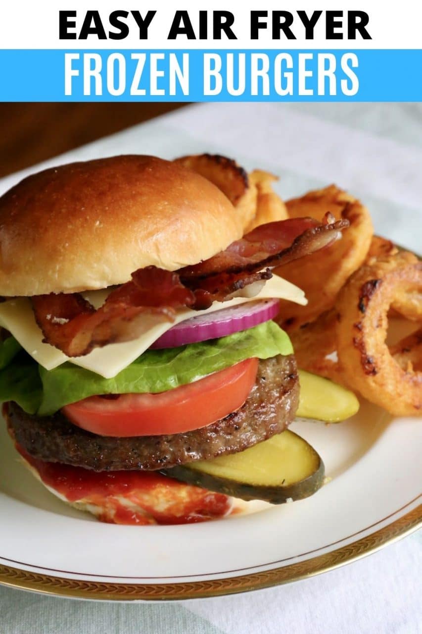 Save our Frozen Burgers In Air Fryer recipe to Pinterest!