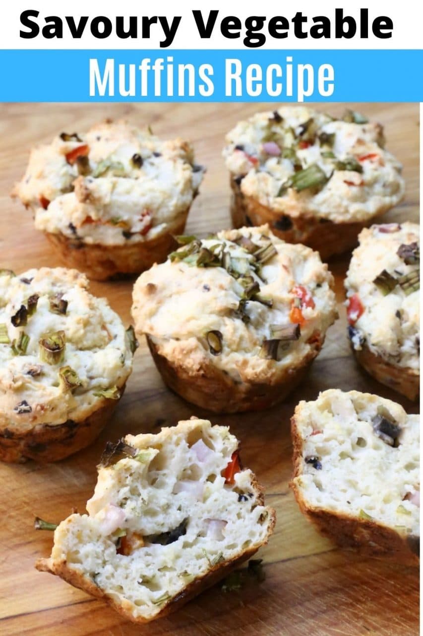 Save our Healthy Savoury Vegetable Muffins Recipe to Pinterest!