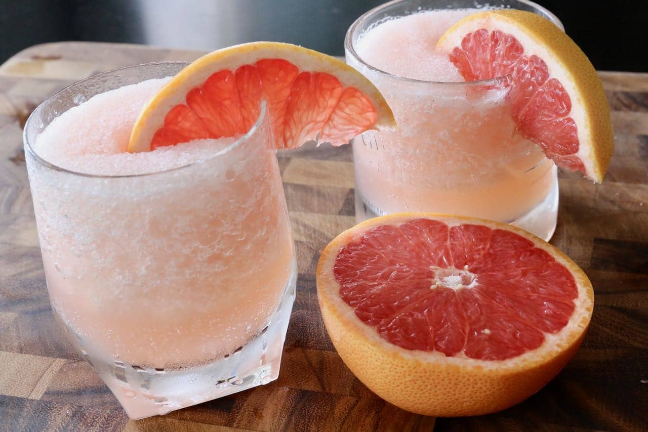Now you're an expert on how to make the best Frozen Mezcal Paloma Slushie recipe!