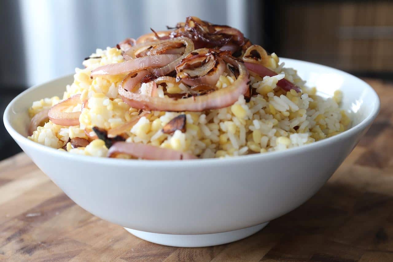 Kitchri is the perfect healthy substitute for biryani at an Indian dinner party.