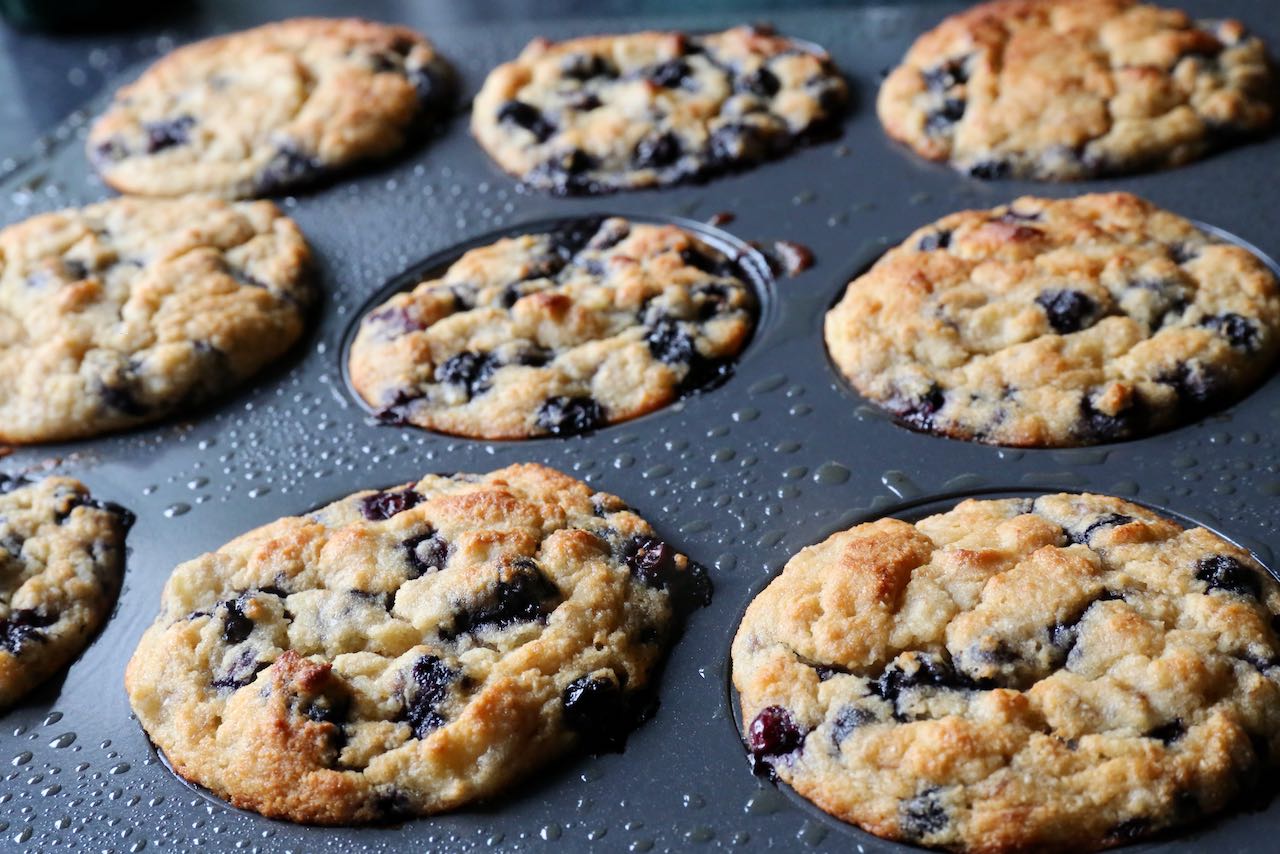 We love serving Gluten Free Blueberry Banana Muffins as a quick & easy breakfast.