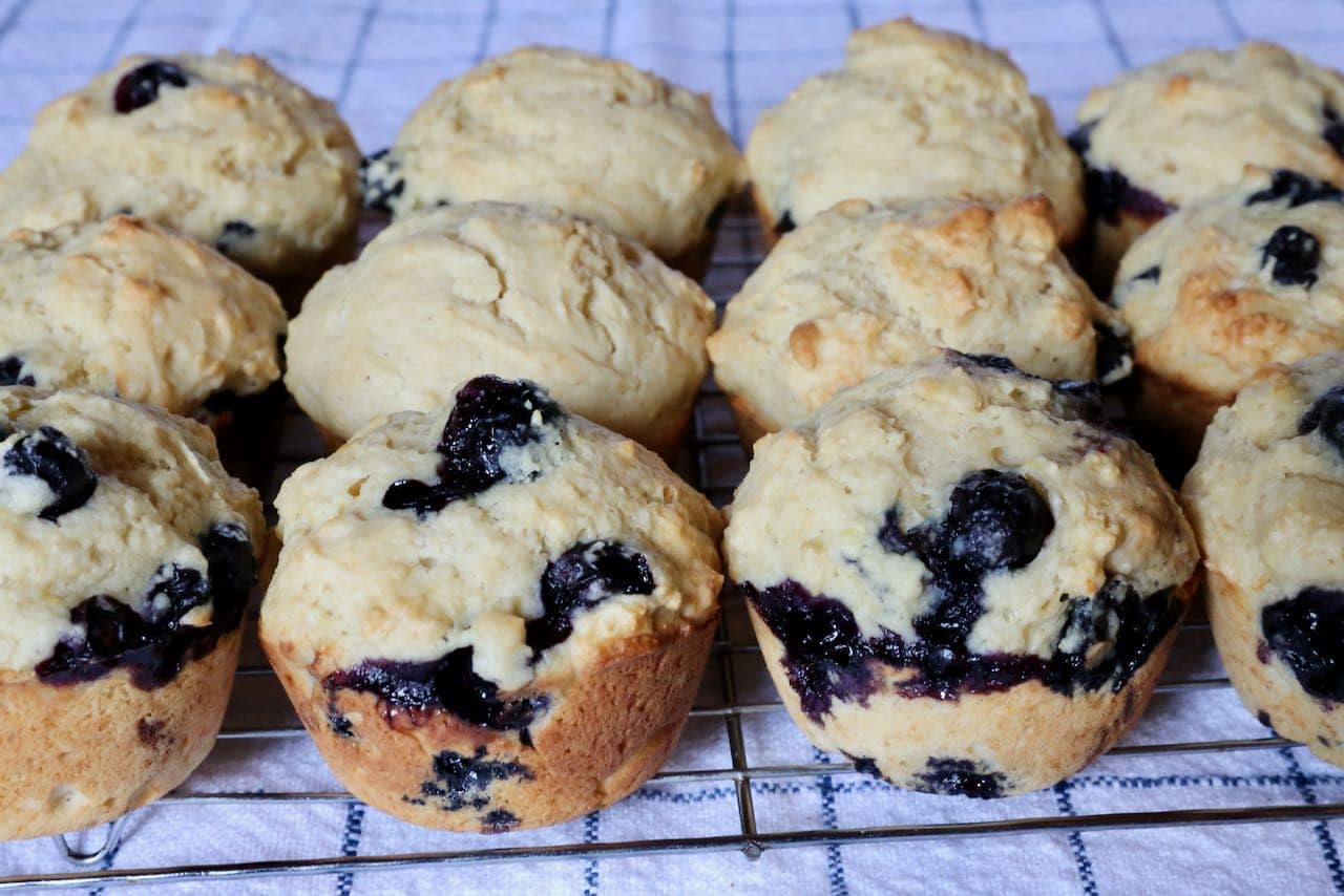 We love serving Blueberry Ricotta Muffins in the summer as a breakfast pastry.