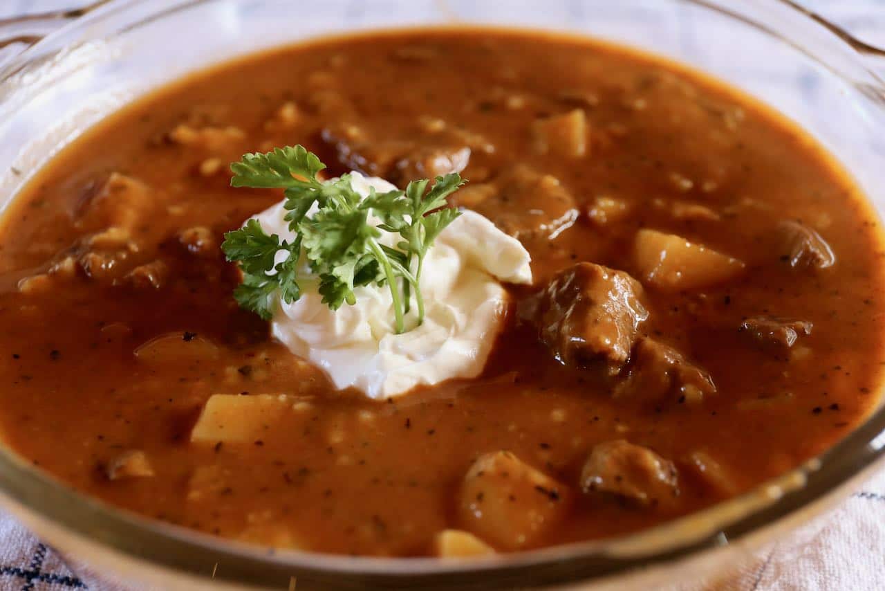 Czech Beef Goulash Photo Image.