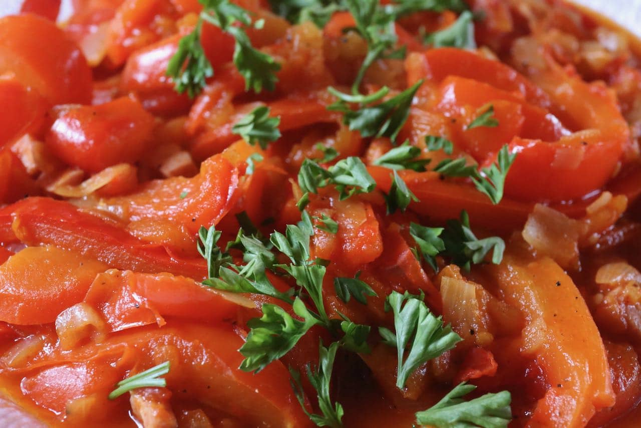 Now you're an expert on how to make healthy Hungarian Lecho!