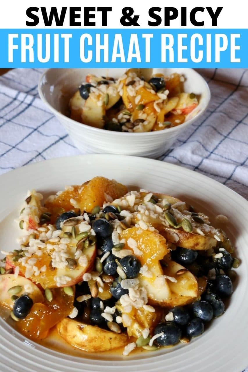 Save our Healthy Vegan Indian Fruit Chaat Masala Salad recipe to Pinterest!