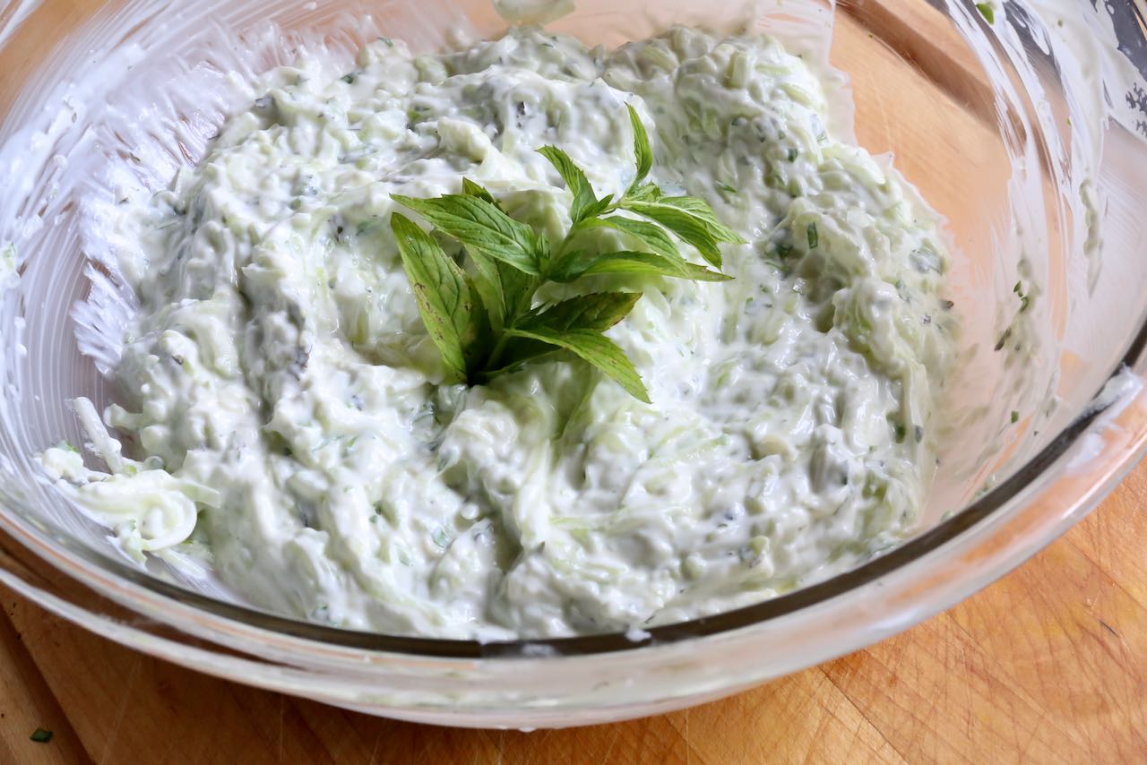 We love serving Jajik sauce with grilled meats, rice and flatbread. 